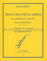 32 Pièces variées - saxophone solo