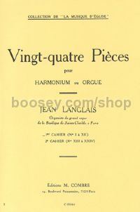 24 Pieces Volume 1 - organ or harmonium