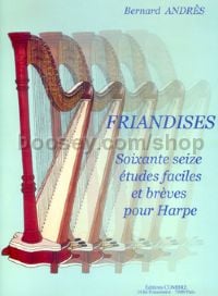 Friandises: 76 Etudes - harp