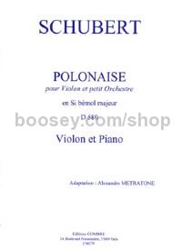 Polonaise in Bb major, D 580 - violin & piano