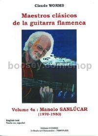 Maestros clasicos de la guitarra flamenca Vol.4A : Manolo Sanlucar - flamenco guitar