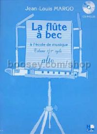 Flûte à Bec à l'école de musique Vol.2 - treble recorder (+ CD)