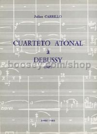 Cuarteto atonal a Debussy - string quartet (score)