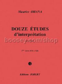 12 Etudes d'interpretation Vol.2 - piano