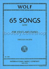 65 Songs (low) for voice and piano