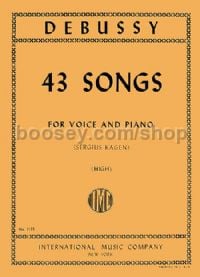 43 Songs for High Voice and Piano