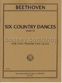 Six Country Dances (2 Violins/Cellos)