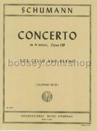 Konzert A-Dur Op129 (Cello & Piano)