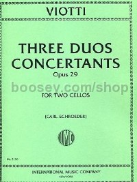 Three Duos Concertante Op29 (Cello Duet)