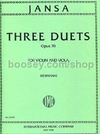 Three Duets Op70 (Violin & Piano)