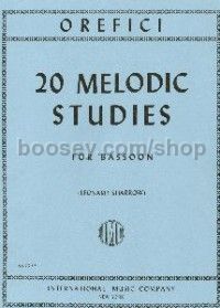 20 Melodic Studies for Bassoon