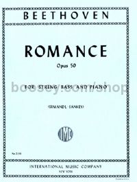 Romance F Minor (String bass & piano) Op. 50