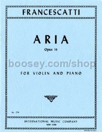 Aria (Violin & Piano)