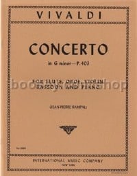 Concerto Gmin  (Mixed Ensemble)