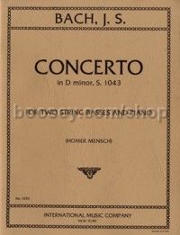 Concerto D Minor, S. 1043