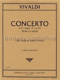 Violin Concerto C Major (Violin & Piano)