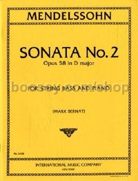 Sonata No.2 Dmaj Op58  (Double Bass & Piano)