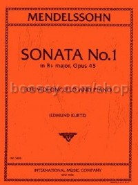Sonata No.1 Op45 Bbmaj(Cello & Piano)