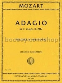 Adagio E Flat Major (Violin & Piano)
