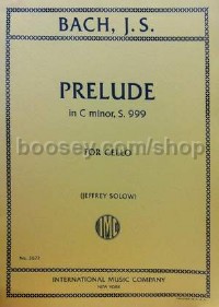 Prelude C Minor (Cello)