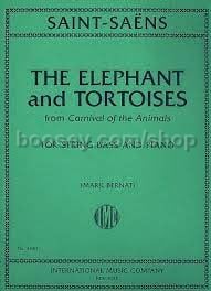 Elephants and Tortoises (from Carnival of the Animals) - double bass and piano