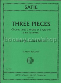 Three Pieces (Piano Score & Part)