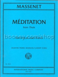 Meditation from Thais (Violin & Piano - Score & Part)