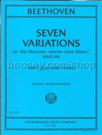 Seven Variations Wo0 46 (cello and piano score & parts)