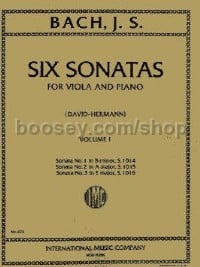 Six Violin Sonatas Volume 1 (Viola & Piano)
