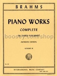 Complete Piano Works Volume 3