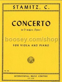 Konzert D-Dur Op.1  (Viola & Piano)