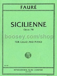 Sicilienne Op78 (Cello & Piano)