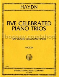Five Celebrated Trios  (Violin, Cello & Piano)