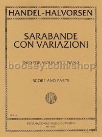 Sarabande C. Variazioni (Violin & Piano)