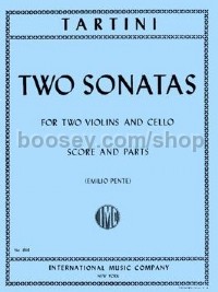 Two Sonatas (2 Violins & Cello)
