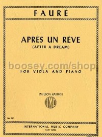 Après Un Rêve (Viola & Piano)