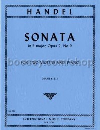Sonata E Major (2 Violins & Piano)