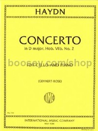 Konzert D-Dur  (Cello & Piano Reduction)
