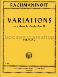 Variations Theme Chopin Op. 22 (Piano)