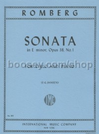 Sonata E Min Op38 1 (Cello & Piano)