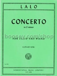 Concerto D Minor (Cello & Piano Reduction)