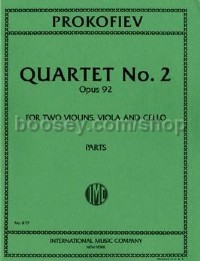 String Quartet No.2 F Maj Op92