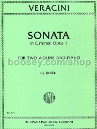 Sonata C Minor (2 Violins & Piano)