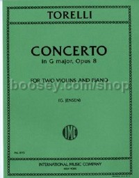 Konzert G-Dur (2 Violins & Piano)