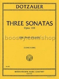 Three Sonatas Op103 (Cello Duet)