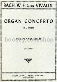 Organ Concerto D Minor (Piano)
