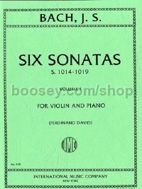Six Sonatas Volume 1 (Violin & Piano)
