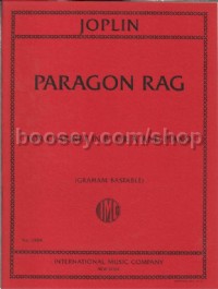 Paragon Rag (Clarinet & Piano)