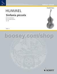 Sinfonia piccola op. 66 - 8 double basses (score & parts)