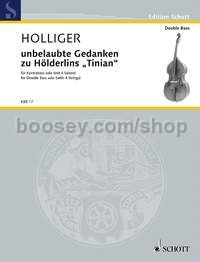 unbelaubte Gedanken zu Hölderlins Tinian - double bass